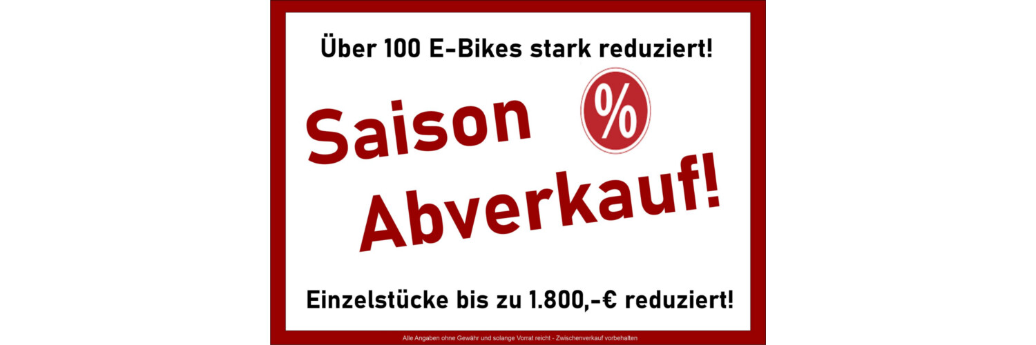 Saison Abverkauf