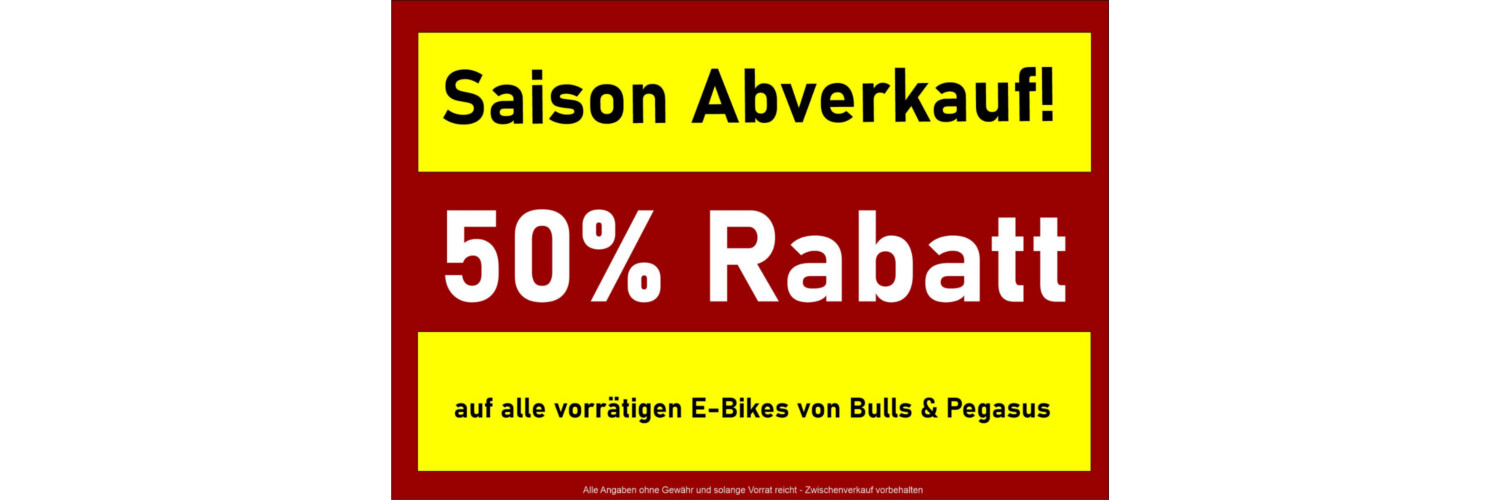 Saison Abverkauf