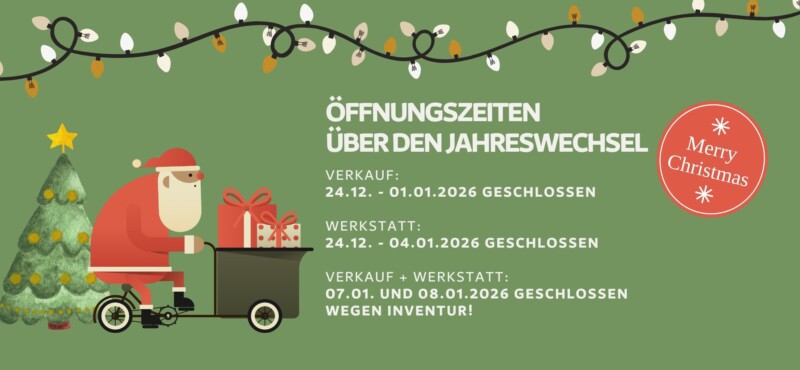 Öffnungszeiten Jahreswechsel