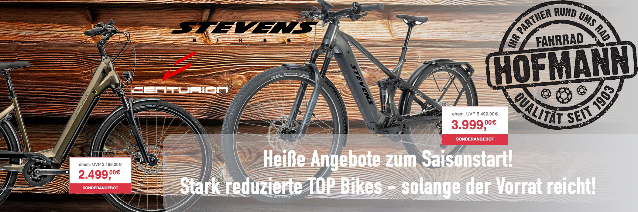 reduzierte Top Bikes