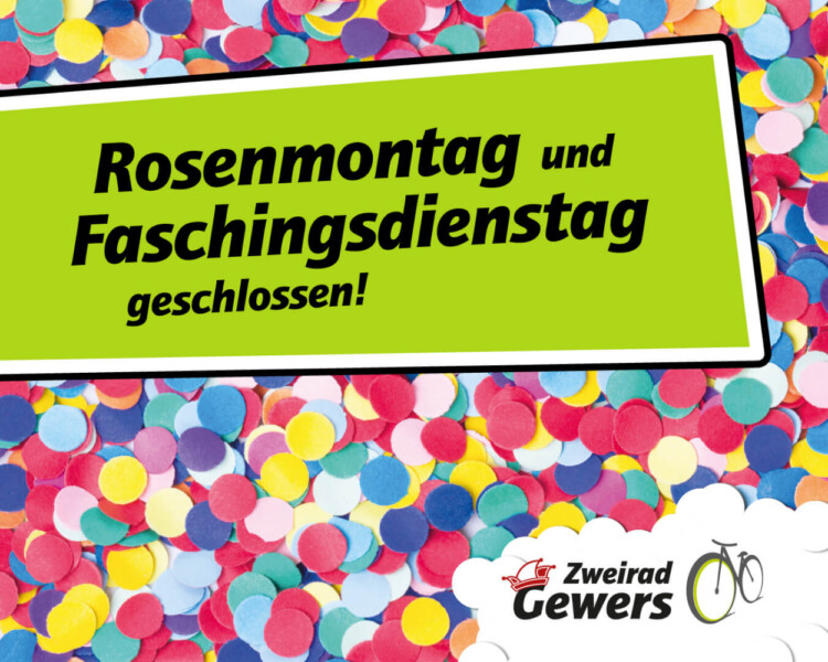 Karneval geschlossen