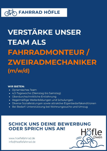 Fahrradmonteur gesucht 02-2026