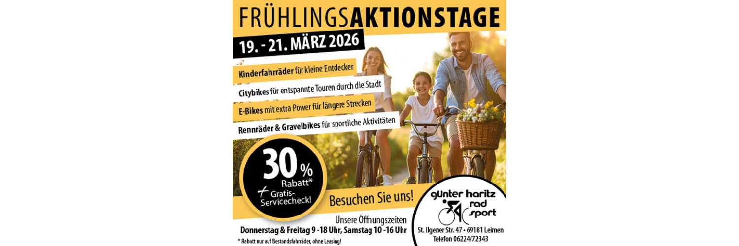Frühlingsaktionstage