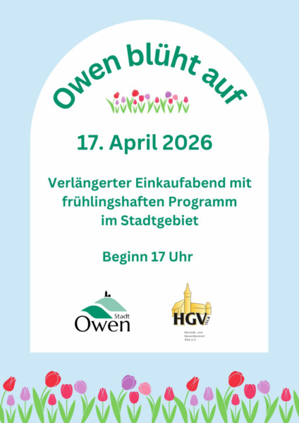Owen blüht auf 2026