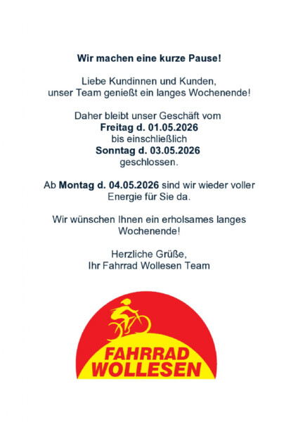 Mai Feiertag 2026