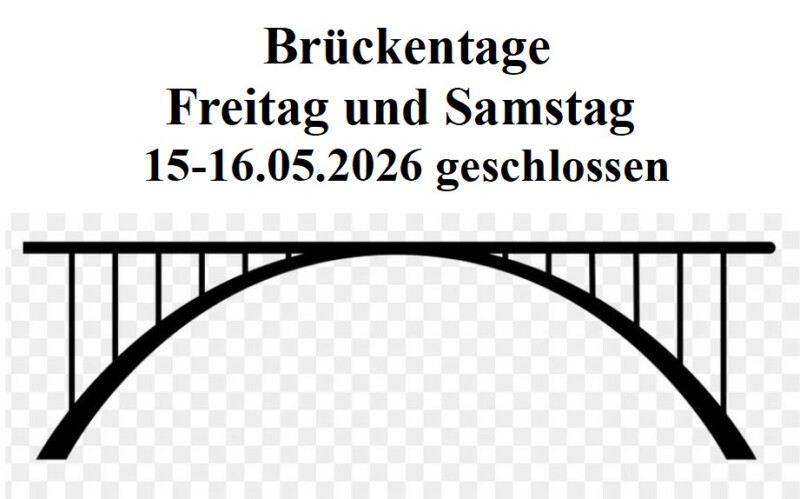 Brückentage 15-16 Mai