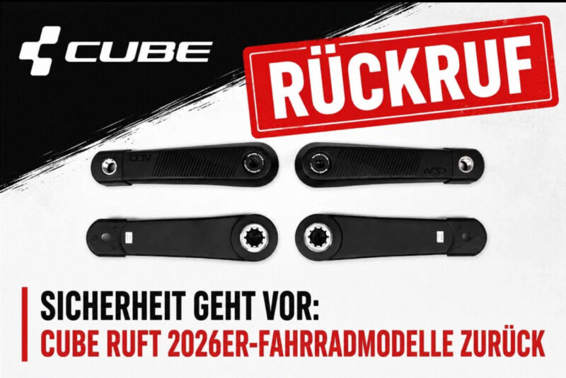 Cube Rückruf