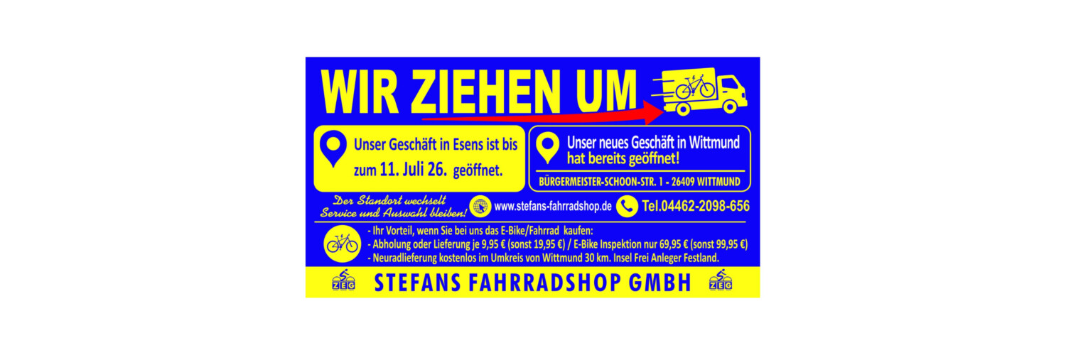 Wir ziehen um!