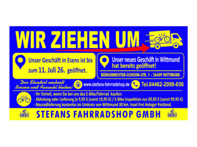 Wir ziehen um!