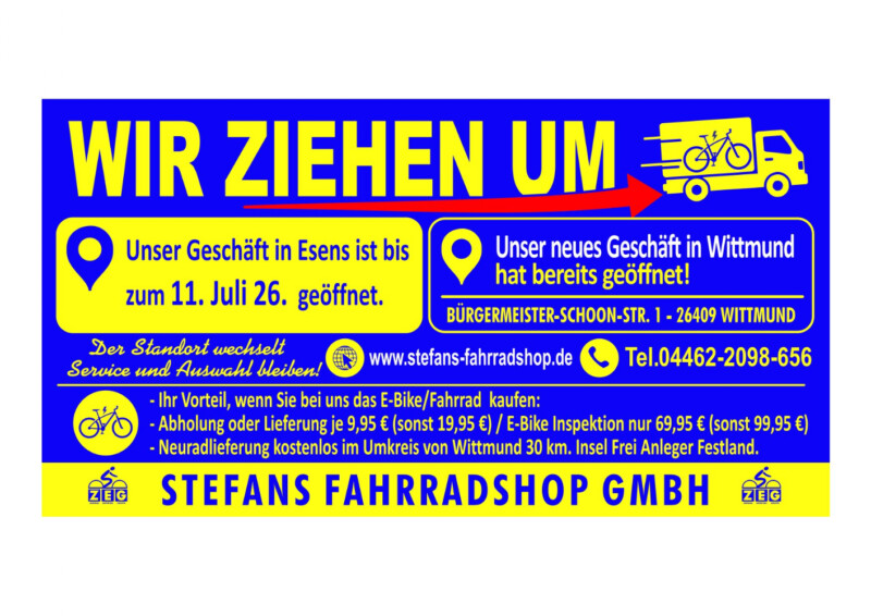 Wir ziehen um!