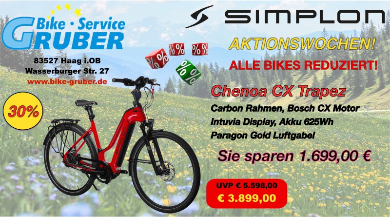 Simplon Sommerschlussverkauf!