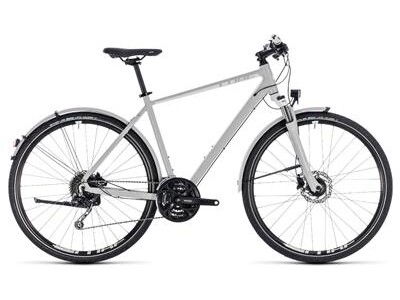 Cube Nature Pro Allroad Herren bright grey-n-white 2018