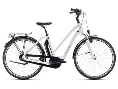 Cube Town Hybrid ONE 500 Trapez white´n´silver 2018