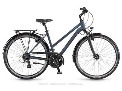 Winora Domingo HS Trapez darkblue-schwarz matt 2020