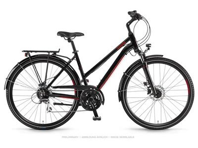 Winora Domingo 24Disc schwarz-lasurrot Damen 2020