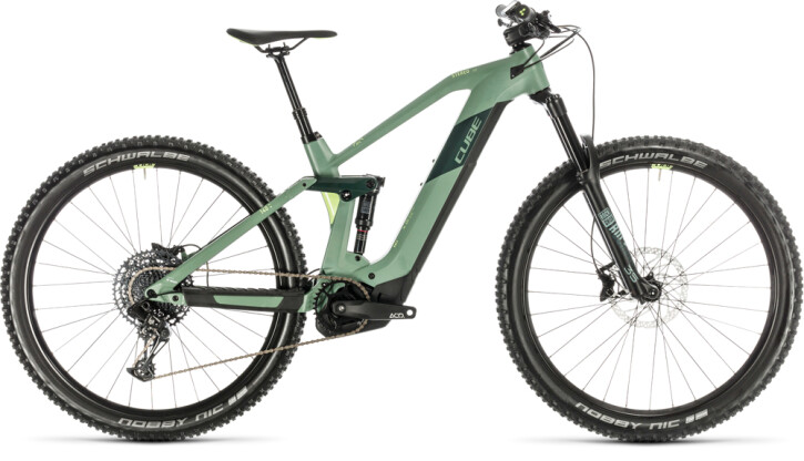 E-Bike Cube Stereo Hybrid 140 HPC Race 500 29 green 2020 ...