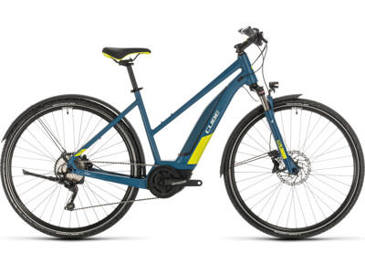 Cube Nature Hybrid EXC 500 Trapez, blue´n´lime
