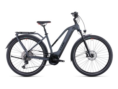 Cube Touring Hybrid EXC 500 grey´n´red Trapez