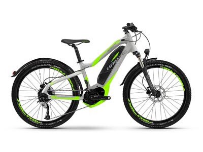 Haibike Sduro HardFour LIfe St 4.5 silber-neon 2017