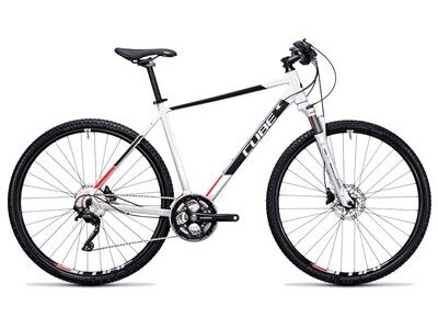 Cube Cross Herren White`n`Flashred