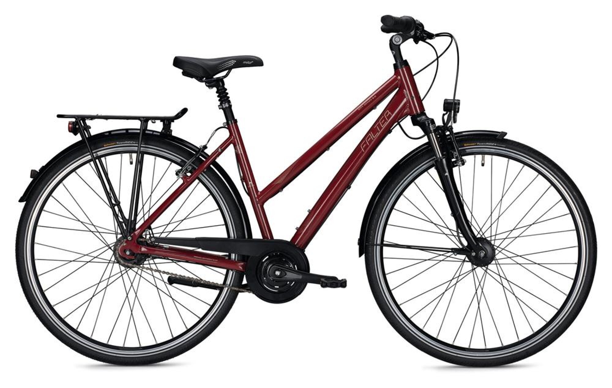 Citybike FALTER C 5.0 Trapez / rot 2018 bei OnBikeX.de