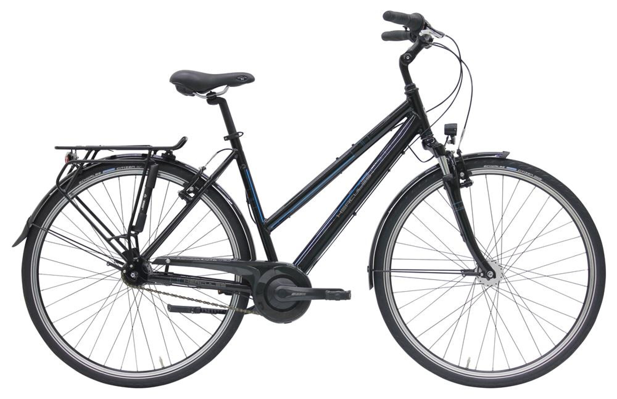 Citybike Hercules Valencia F7 Trapez Schwarz 2019 bei