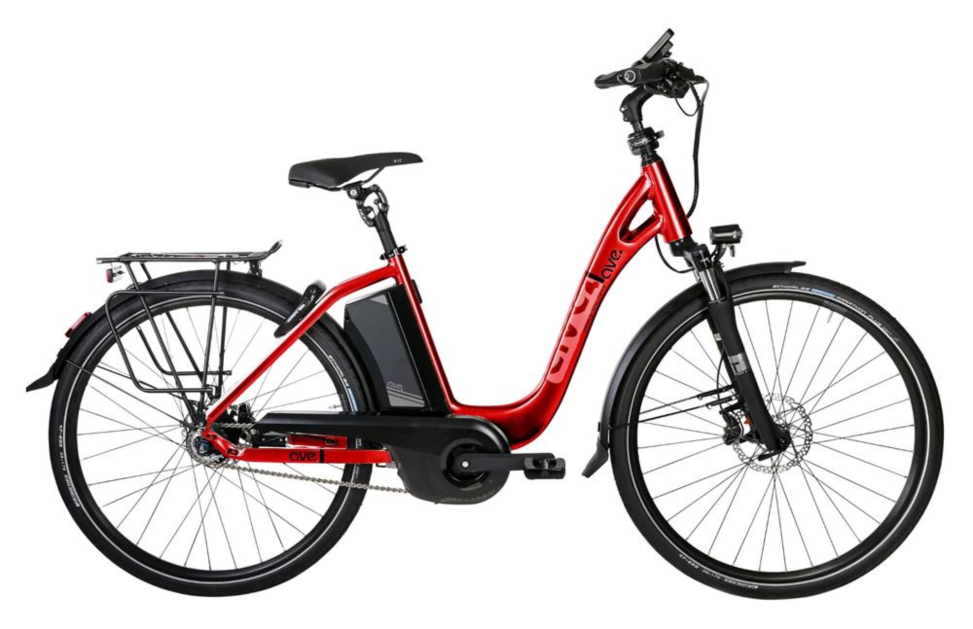 EBike AVE TH9 28" NX8 LL Di2 rubin red 2019 bei OnBikeX