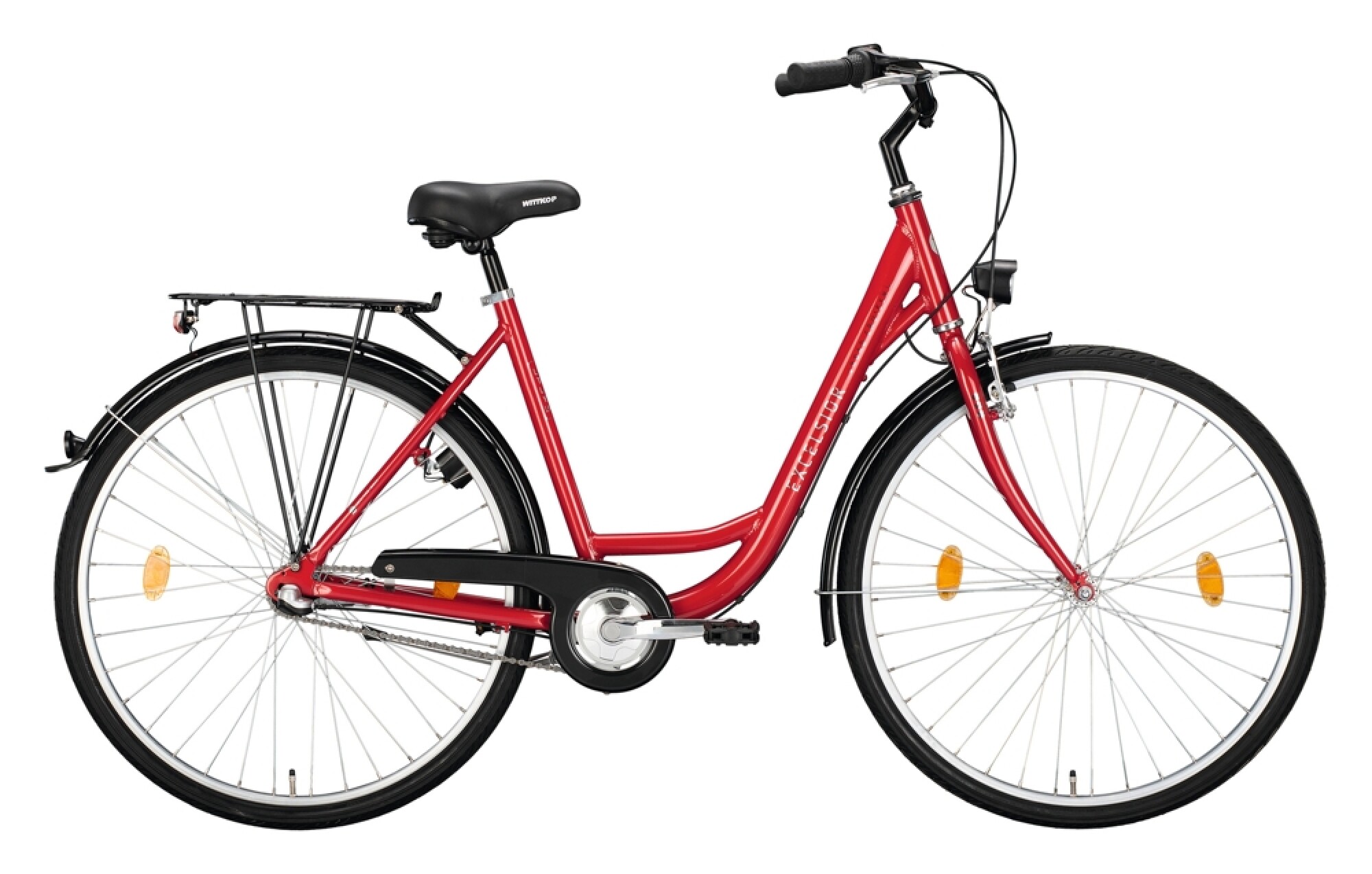 Citybike Excelsior Road Cruiser Alu rot 2021 bei OnBikeX