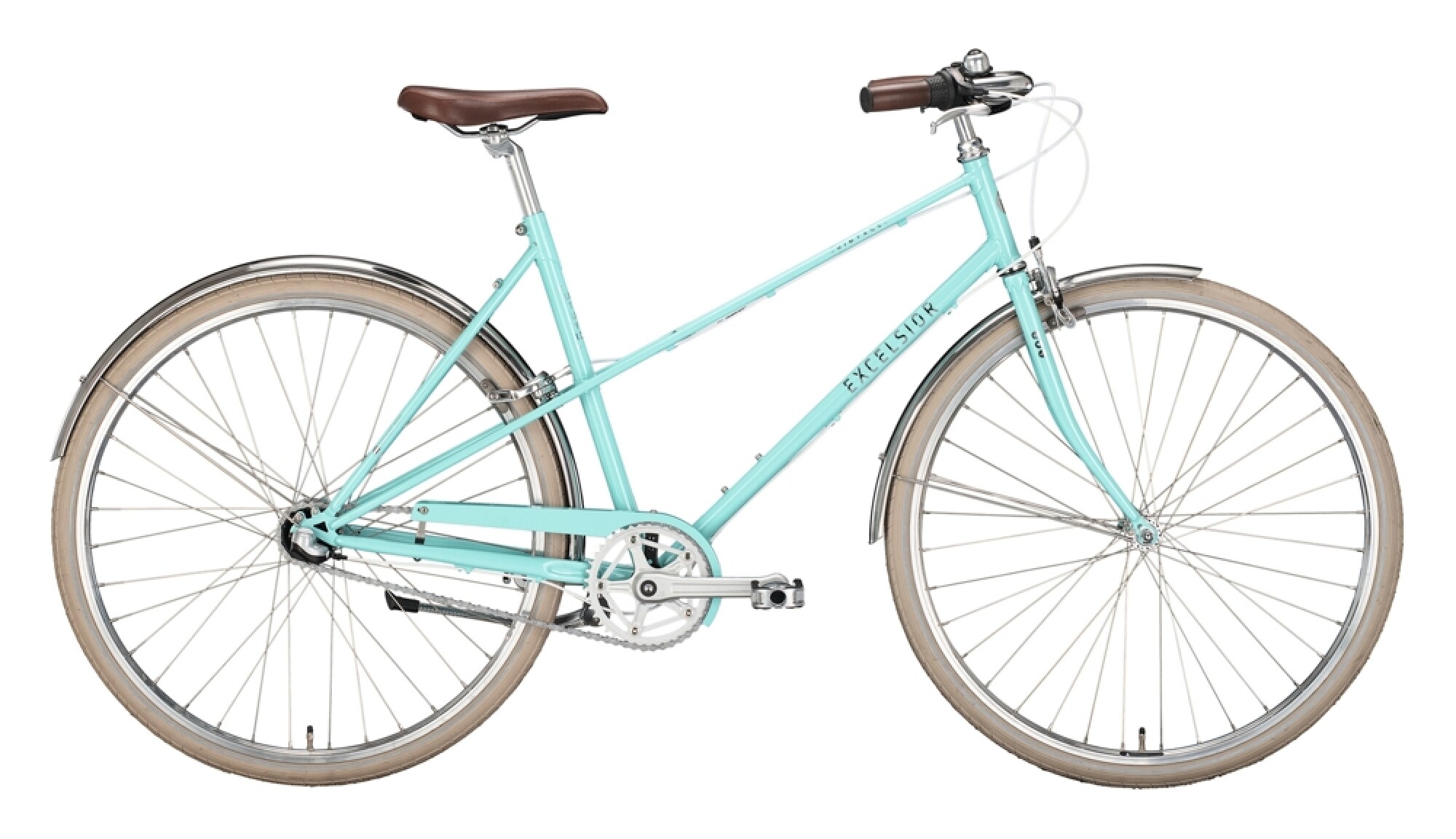 Citybike Excelsior Vintage grün 2021 bei OnBikeX.de Alle