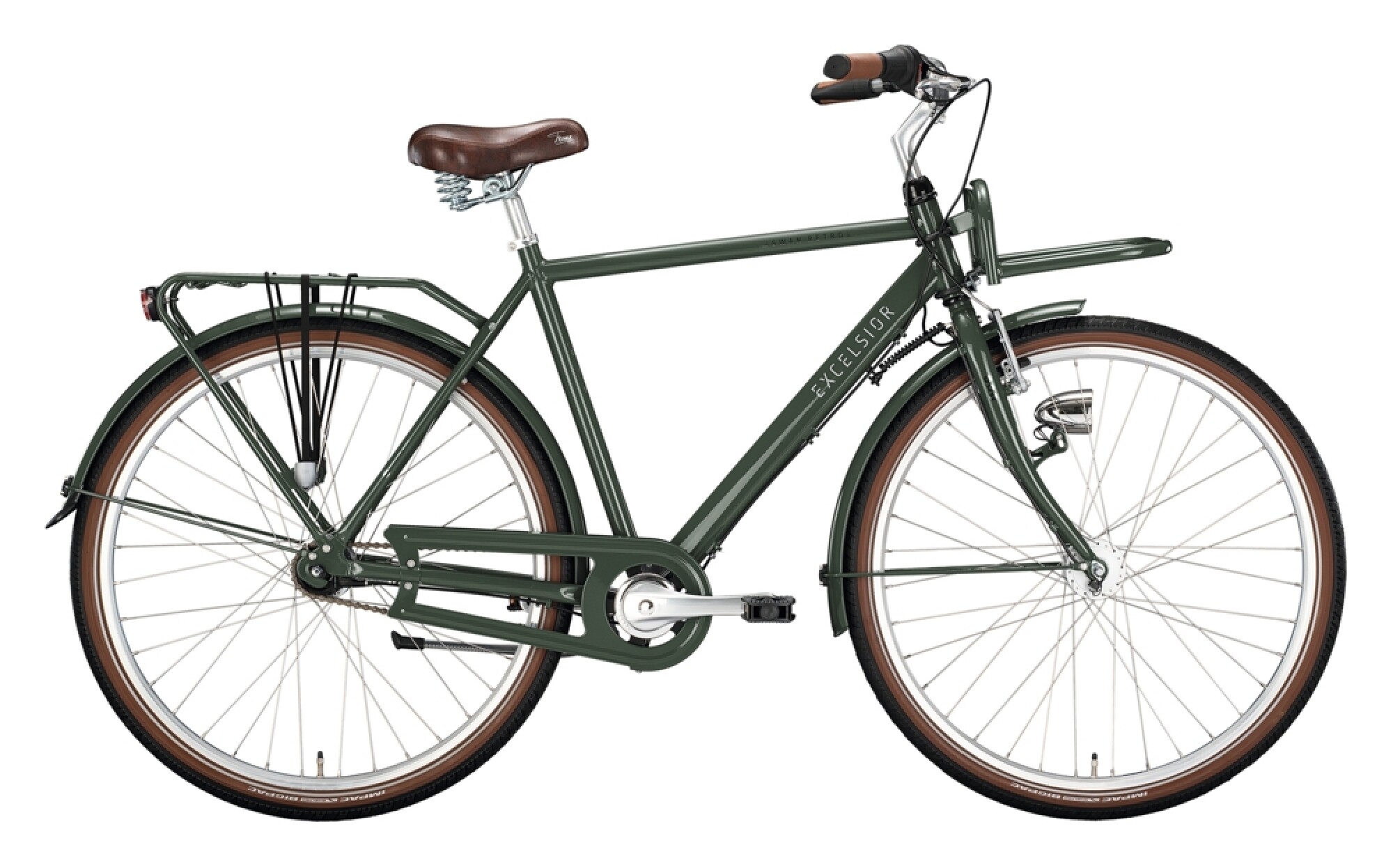 Citybike Excelsior SwanRetro FT Alu grün 2021 bei OnBikeX