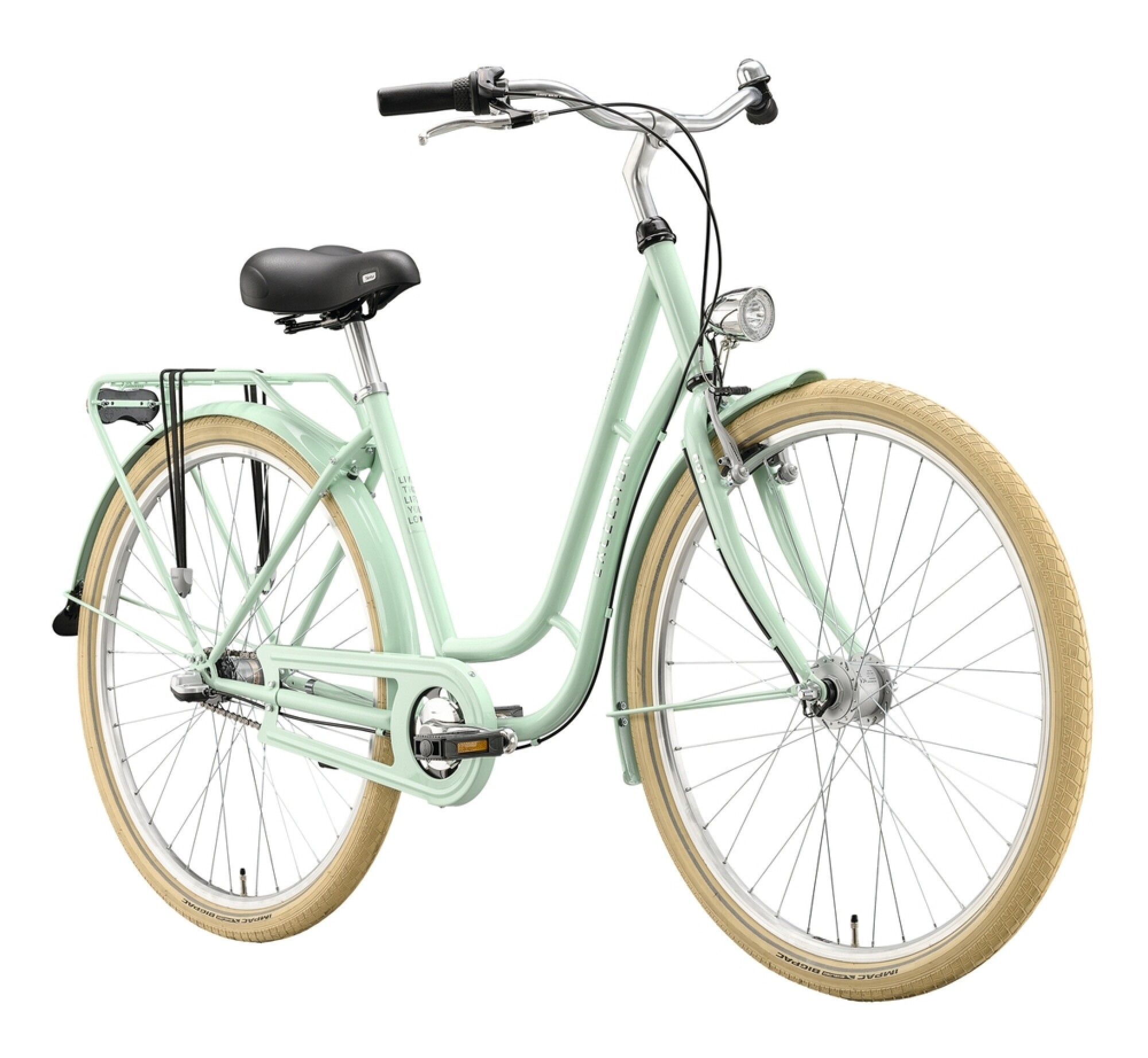 Citybike Excelsior SwanRetro grün 2021 bei OnBikeX.de