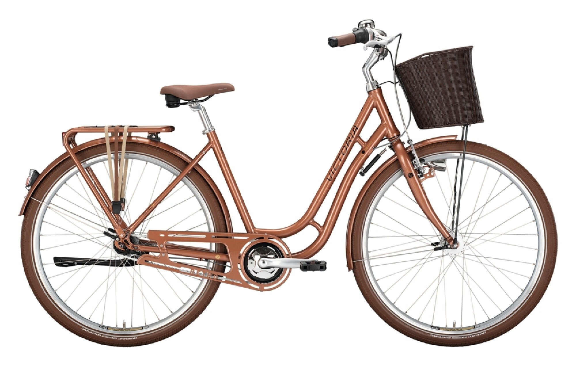 Citybike Victoria Retro 5.4 braun, orange 2021 bei OnBikeX