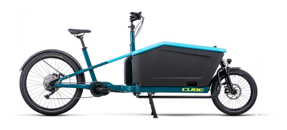 Cube Cargo Sport Dual Hybrid 1000Wh Blue-Lime