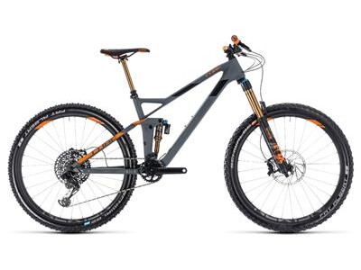Cube Stereo 140 HPC TM 27.5 grey´n´orange