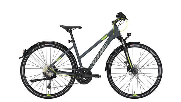 CONWAY - CC 401 Trapez grey matt/lime -50 cm