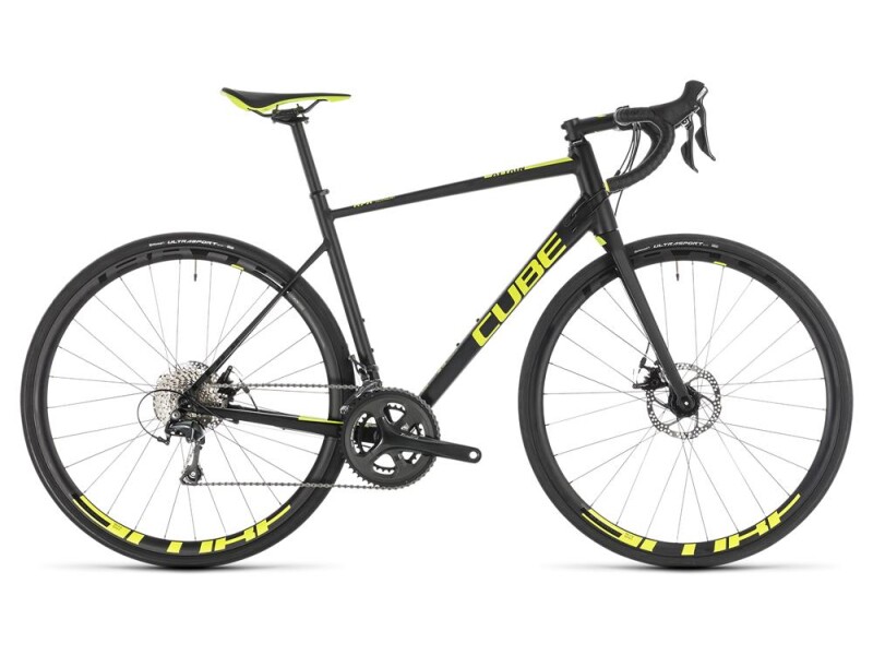 Cube Attain Race Disc black´n´flashyellow