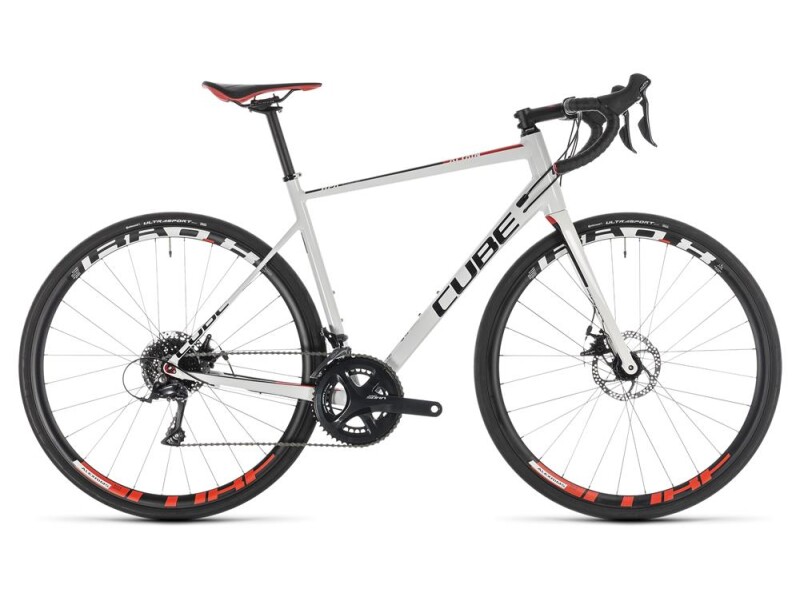 Cube Attain Pro Disc white´n´red