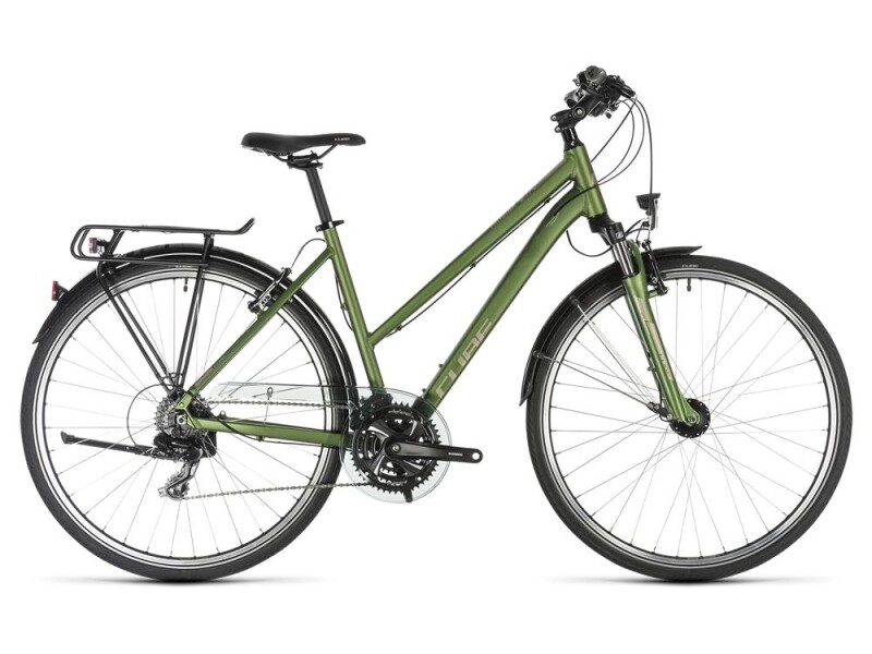 Cube Touring green´n´silver Trapez