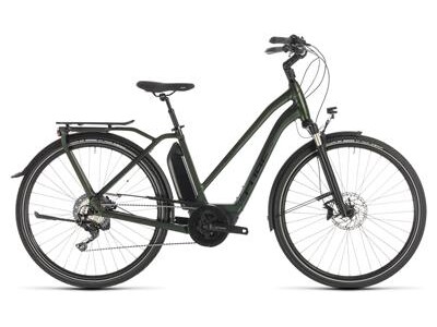 Cube Town Sport Hybrid EXC 500 green´n´black Trapez