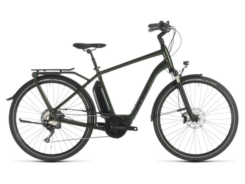 Cube Town Sport Hybrid EXC 500 green´n´black