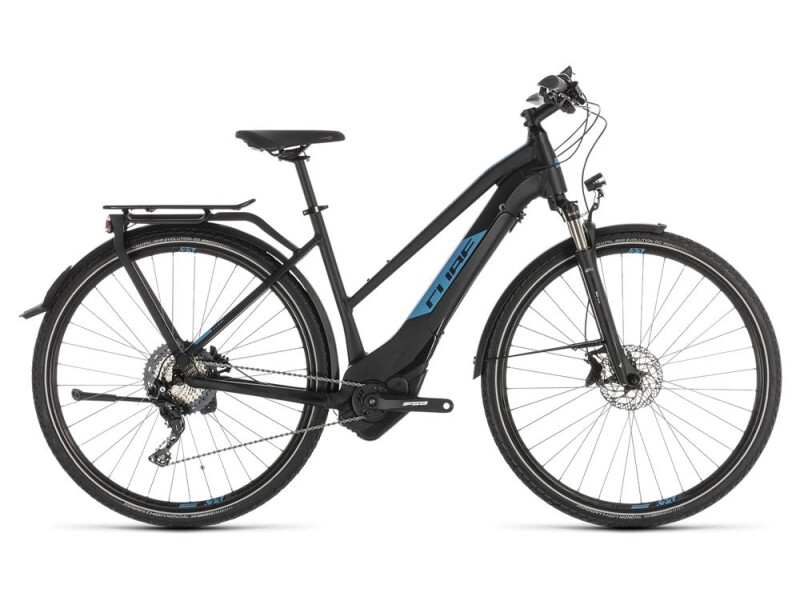 Cube Kathmandu Hybrid EXC 500 black´n´blue Trapez