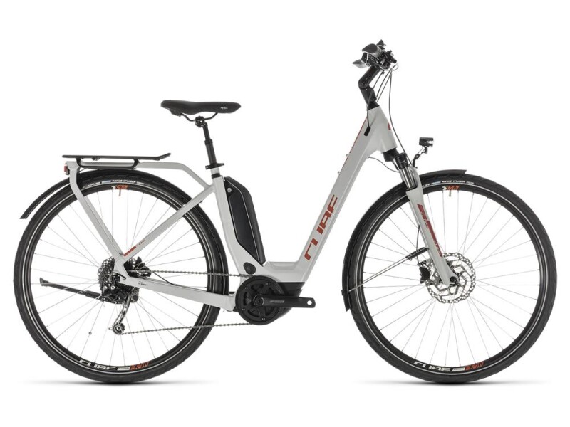 Cube Touring Hybrid 500 grey´n´orange Easy Entry