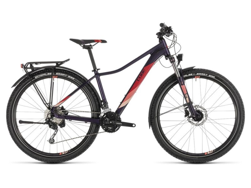 Cube Access WS Pro Allroad aubergine´n´rose