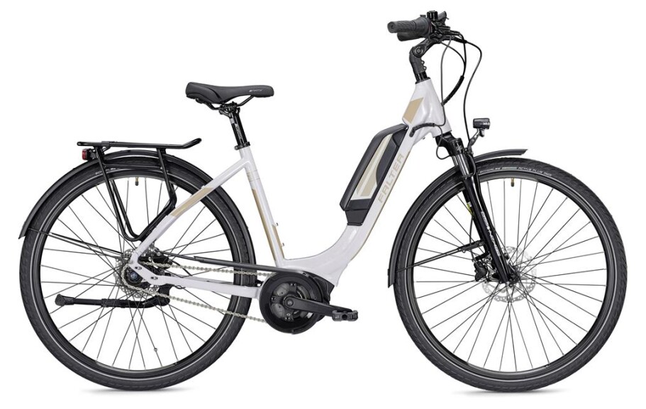 Falter E 9.0 RT, Wave 55, 500Wh, weiss/champagner glänzend