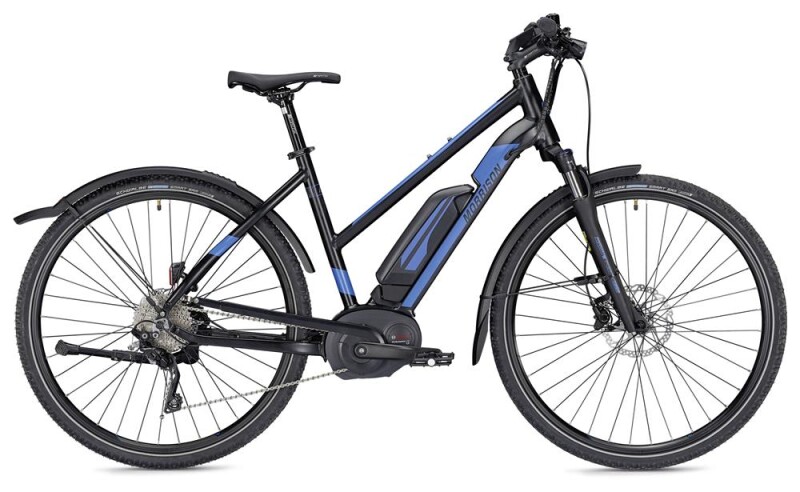 MORRISON E 7.0 Cross Trapez schwarz/blau matt E-Bike