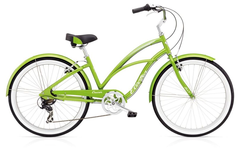 Electra Bicycle Cruiser Lux 7D Ladies' Green Metallic