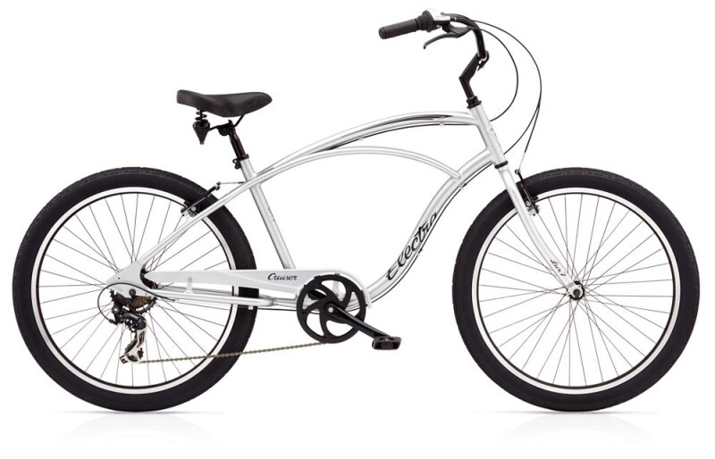 Electra Bicycle Cruiser Lux 7D Men's Silver