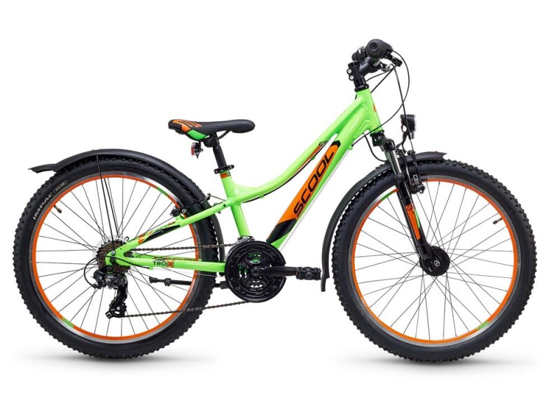 S´cool troX urban 24 21-S neon green