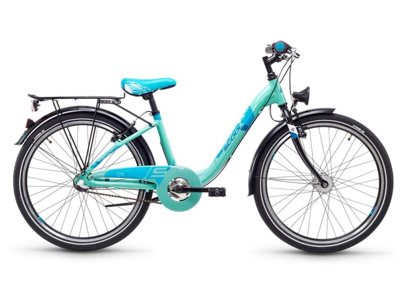S´cool chiX steel 24 3-S pastelgreen matt