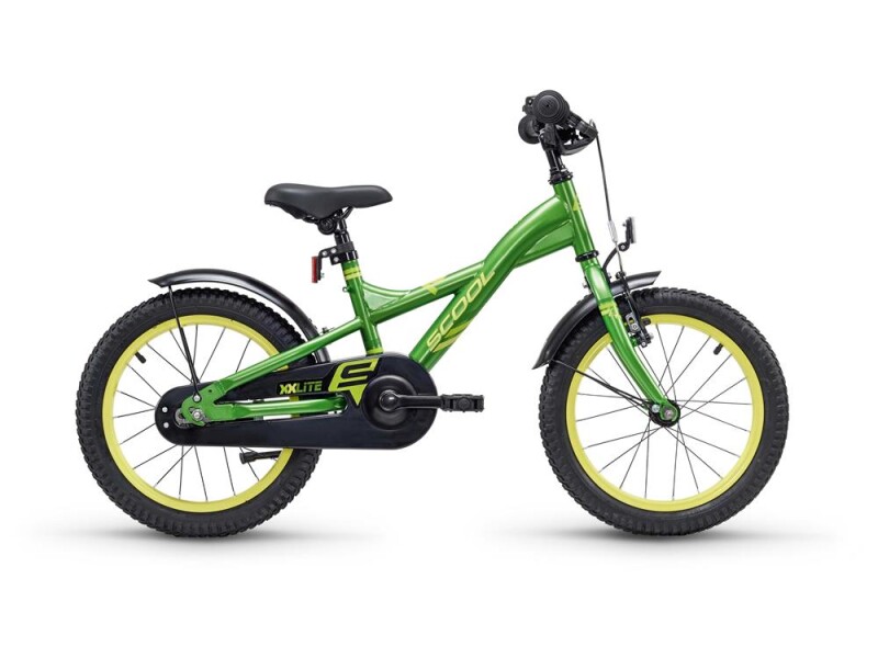 S´cool XXlite steel 16 green/yellow
